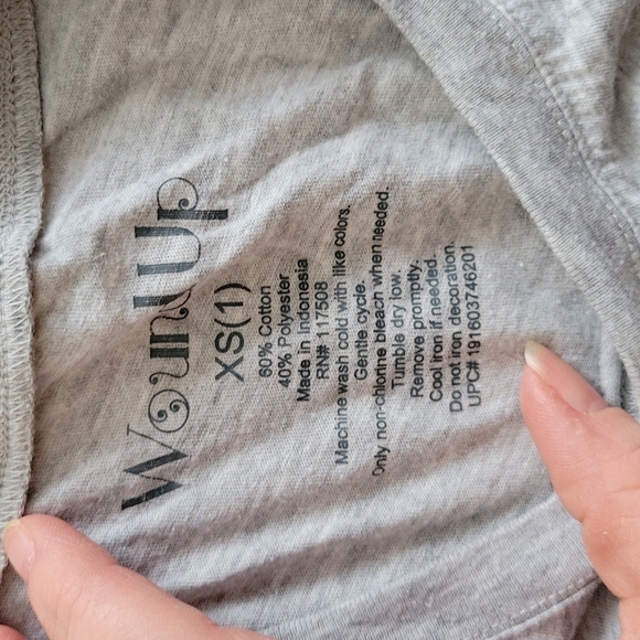 Wound Up Tacos Are My Favorite Emotion Top SZ XS - Picture 4 of 4